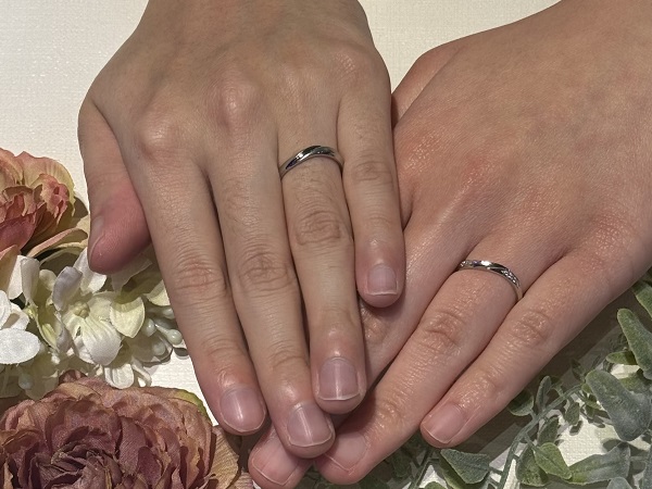 【札幌市】Something Blue(サムシングブルー)の結婚指輪をご成約頂きました。