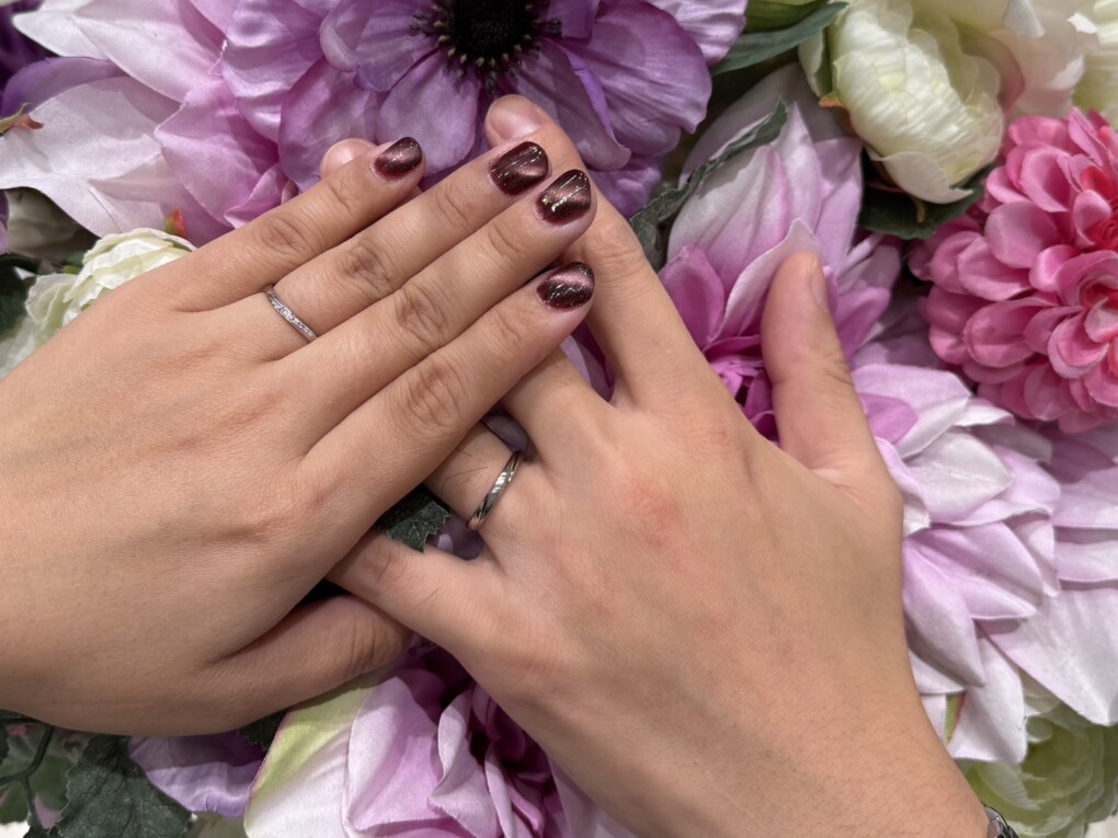 兵庫県小野市からご来店「Agapanthus/Quand de Mariage」マリッジリンングをご成約