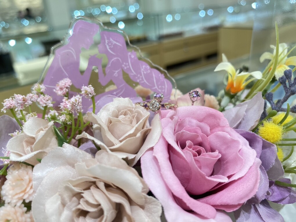 兵庫県姫路市よりご来店「Disneyシリーズ　Tanglad ラプンツェル」の婚約指輪をご成約