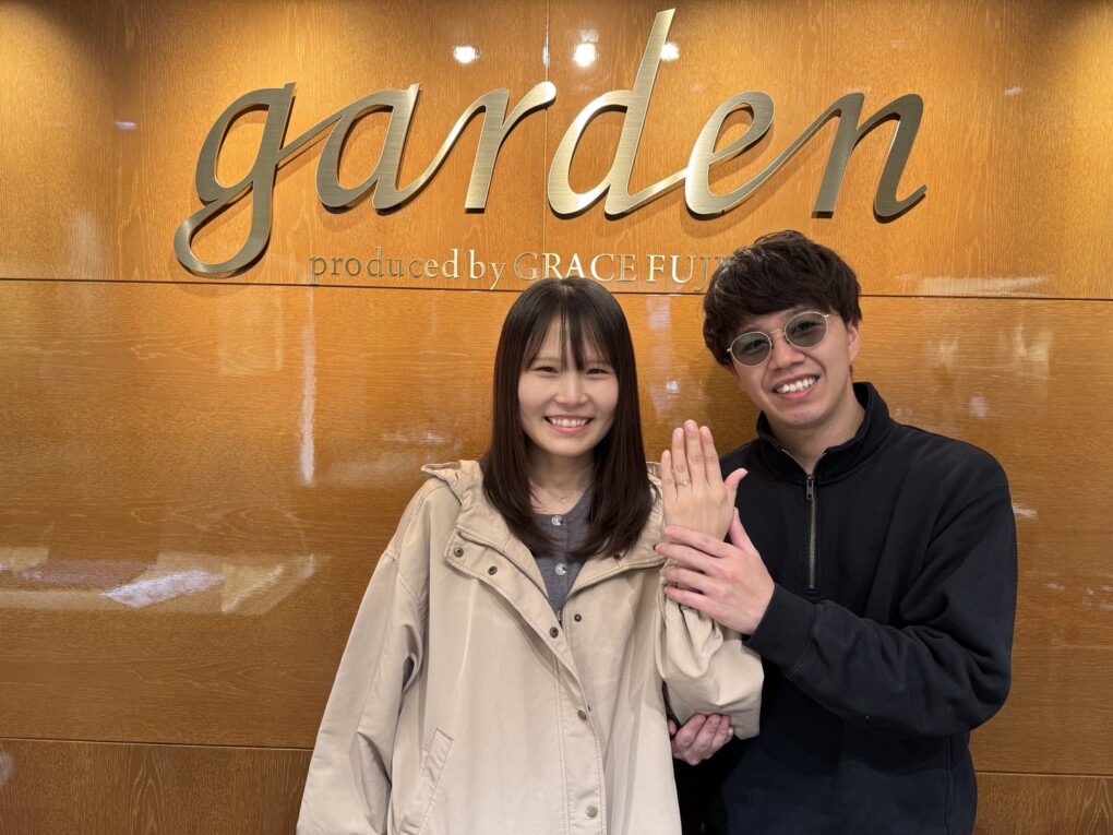岡山県倉敷市からご来店「CHER LUV」の婚約指輪をご成約頂きました