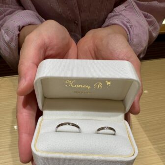 兵庫県揖保郡太子町よりご来店「Honey Bride」の結婚指輪をご成約頂きました