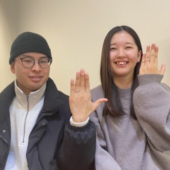 兵庫県丹波市からご来店「IROノHA」の結婚指輪をご成約頂きました