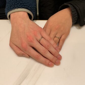 【大阪市】Katamuの結婚指輪をペアでご成約いただきました。