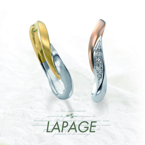 天王寺　LAPAGE　結婚指輪　マリーゴールド