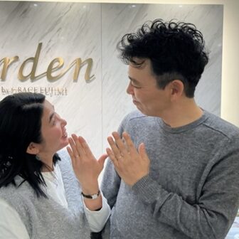【大阪府・八尾市】insembreの結婚指輪をペアでご成約いただきました。