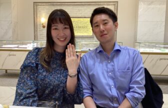 京都市南区・滋賀県近江八幡市より Little gardenの婚約指輪と原石が綺麗なIDEALダイヤをご成約頂きました