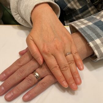 【堺市・東区】nocurの結婚指輪をペアでご成約いただきました。