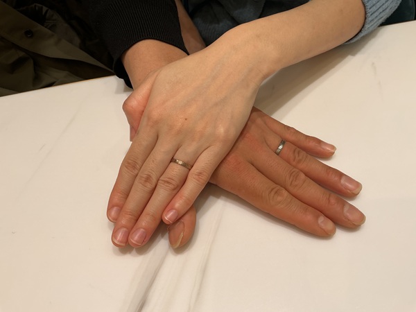 【堺市・東区】FISCHERの結婚指輪をご成約いただきました。