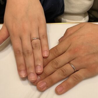 【大阪府・八尾市】nocruの結婚指輪をペアでご成約いただきました。
