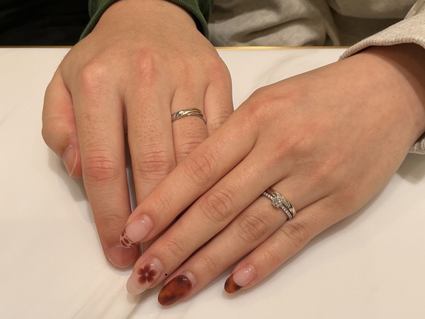 【大阪市・東淀川区】Disney Beauty and the Beastの結婚指輪をご成約いただきました。