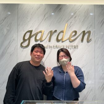 【奈良県・大和郡山市】gardentitaniumとIDEALPlusfortの結婚指輪をご成約いただきました。