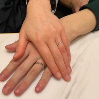 【大阪市・都島区】Pulitoの結婚指輪をペアでご成約いただきました。