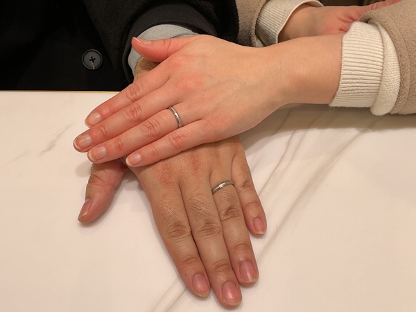 【大阪市・東住吉区】FISCHERの結婚指輪をペアでご成約いただきました。