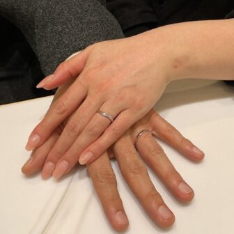 【大阪市・福島区】Disney Cinderellaの結婚指輪をペアでご成約いただきました。