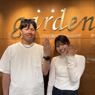兵庫県神崎郡小野市からご来店「LAPAGE」の結婚指輪をご成約頂きました
