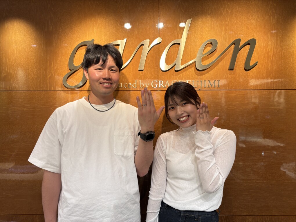 兵庫県神崎郡小野市からご来店「LAPAGE」の結婚指輪をご成約頂きました