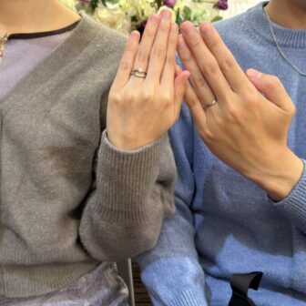兵庫県姫路市からご来店「IDEAL plus fort」の婚約指輪・結婚指輪をご成約