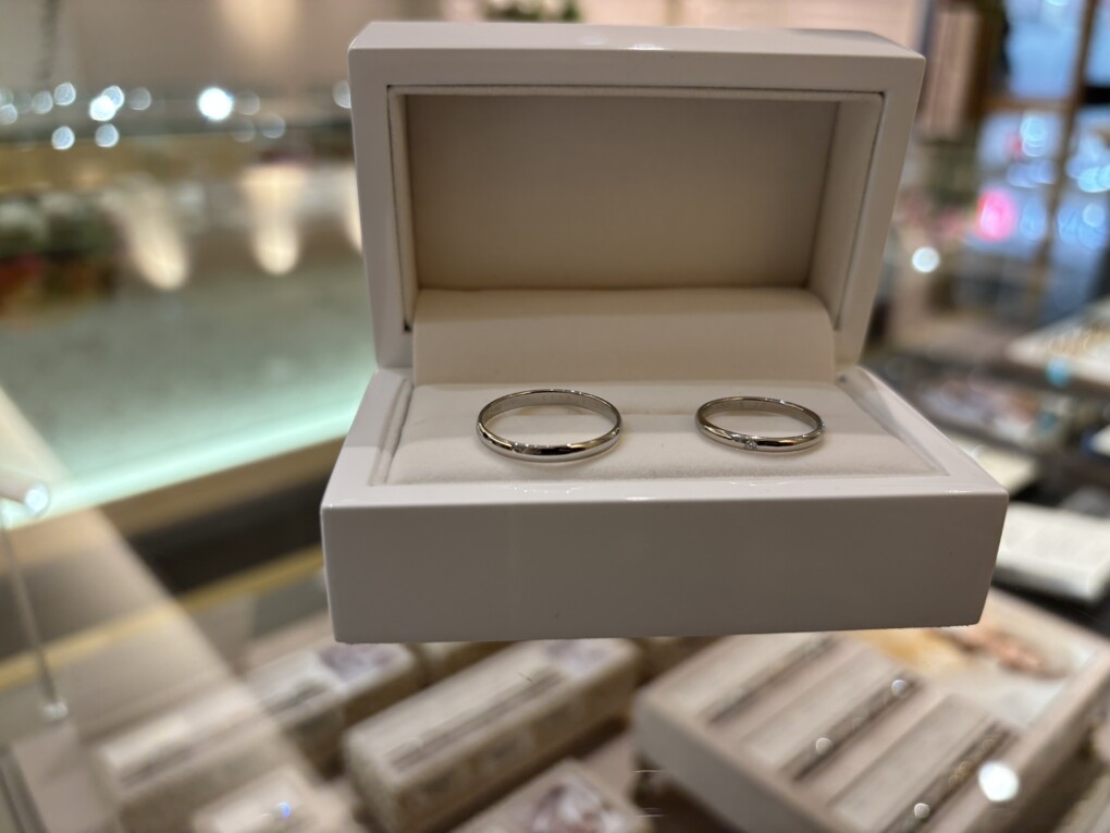 兵庫県高砂市からご来店「LA TERRE」の結婚指輪をご成約頂きました