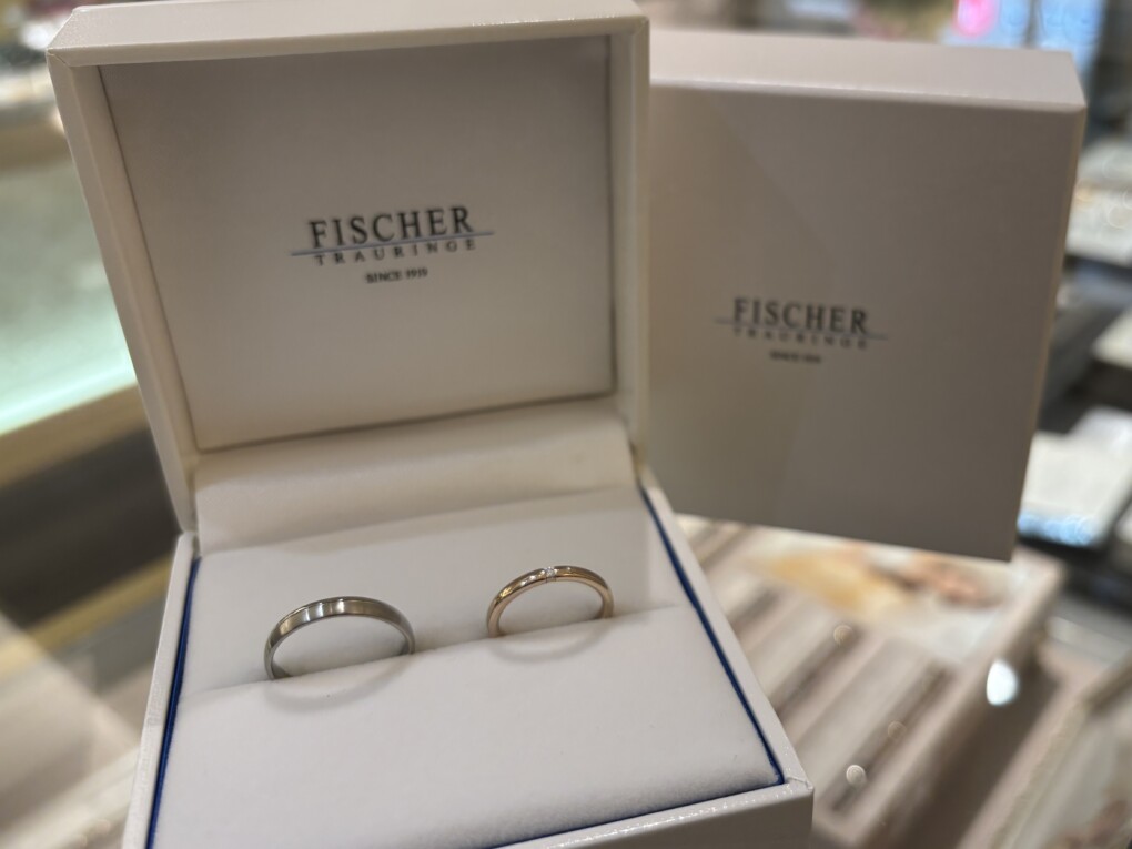 兵庫県高砂市からご来店「FISCHER」のマリッジリングをご成約頂きました
