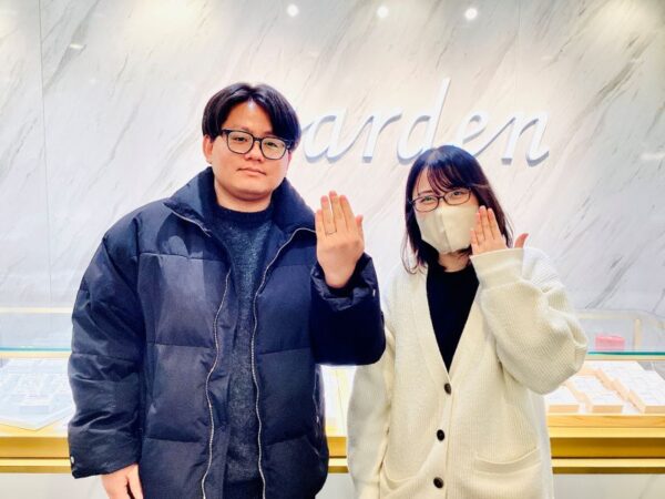 【和歌山・岩出市】Mariage ent・ORECCHIOの結婚指輪をご成約いただきました。