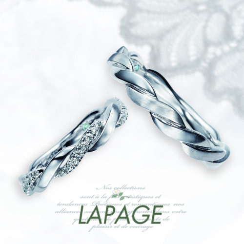 天王寺　LAPAGE　結婚指輪　セルジュ