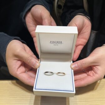 兵庫県姫路市から「gardenｵﾘｼﾞﾅﾙ・FISCHER」の婚約指輪/結婚指輪をご成約