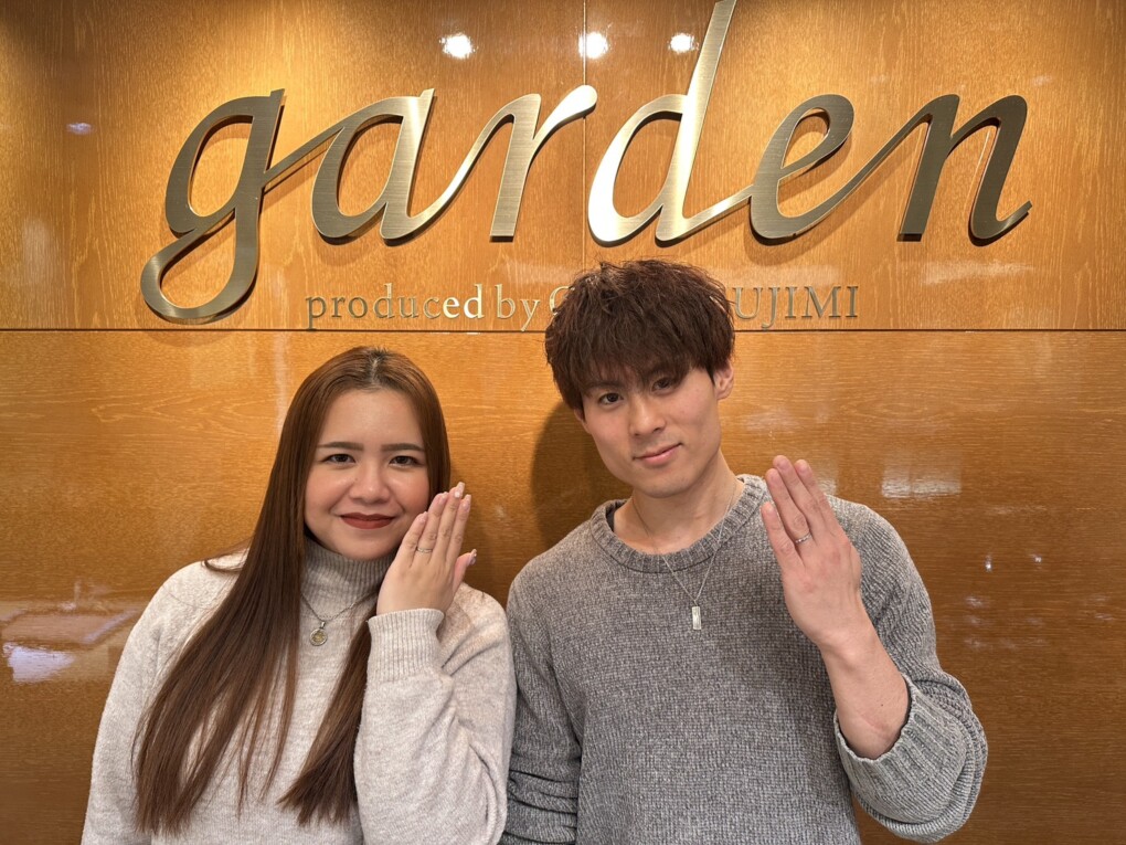 【岡山県岡山市】からご来店「insembre・インセンブレ」の結婚指輪をご成約頂きました