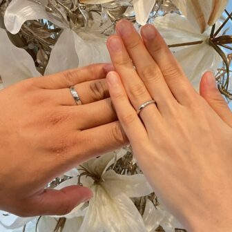 大阪府・枚方市　IDEAL plusfourの結婚指輪をペアでご成約いただけました。
