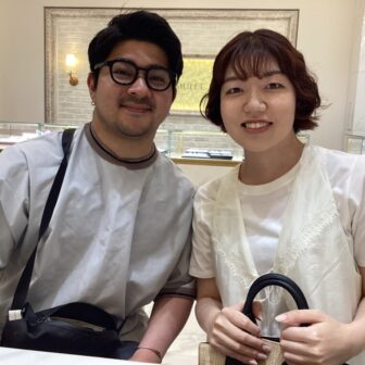 京都府南丹市 鍛造結婚指輪ブランドでIDEALPlusfortとリトルガーデンの結婚指輪をご成約頂きました