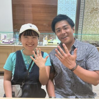 京都市・伏見区　FISCHER（フィッシャー）の結婚指輪をペアでご成約いただきました。