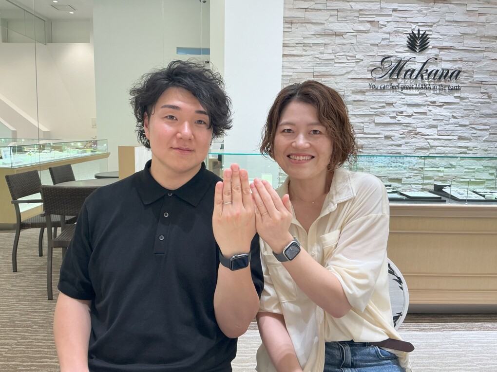 大阪府・堺市　FISCHER（フィッシャー）の結婚指輪をペアでご成約いただきました。