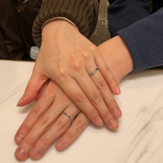 【大阪府・泉大津市】insembreの結婚指輪をペアでご成約いただきました。