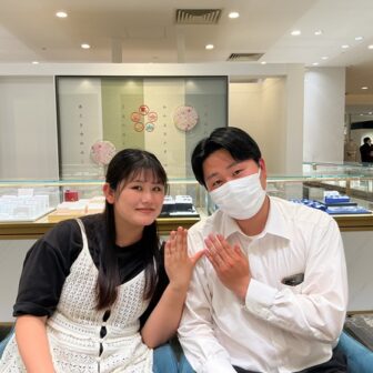【大阪府・八尾市】Quand de Mariageの結婚指輪をペアでご成約いただきました。