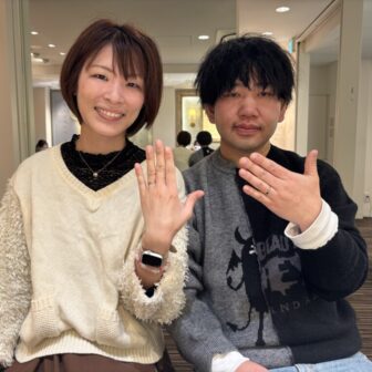兵庫県姫路市からご来店「Honey Bride」のマリッジリングをご成約頂きました