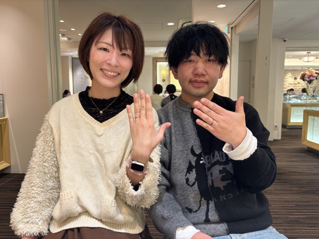 兵庫県姫路市からご来店「Honey Bride」のマリッジリングをご成約頂きました