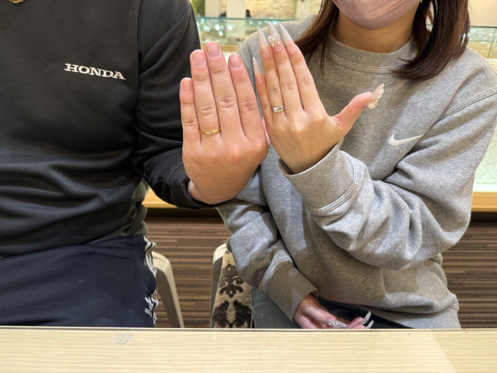兵庫県姫路市からご来店「IDEAL Plus fort」の結婚指輪をご成約