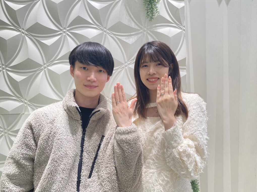 兵庫県たつの市/姫路市からご来店「FISCHER・RosettE/SP」の結婚指輪をご成約