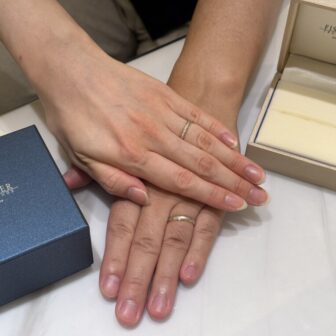 兵庫県尼崎市よりご来店「FISCHER」の結婚指輪をご成約。