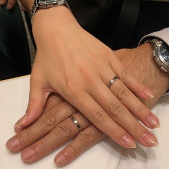 【大阪市・住之江区】Tomomeの結婚指輪をペアでご成約いただきました。