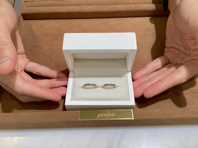 和歌山県岩出市IDEAL plus fort（アイデアルプリュフォール）の結婚指輪をご成約