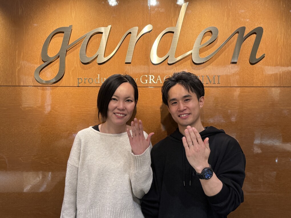兵庫県姫路市/大阪府高槻市からご来店「FISCHER」のマリッジリングをご成約いただきました