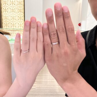 兵庫県姫路市よりご来店「nocur」の結婚指輪をご成約。