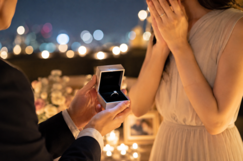 プロポーズ 婚約指輪