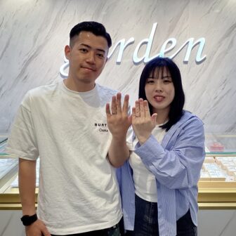 和歌山県和歌山市からご来店「FISCHER」の結婚指輪をご成約いただきました