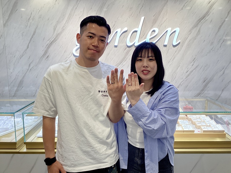 和歌山県和歌山市からご来店「FISCHER」の結婚指輪をご成約いただきました