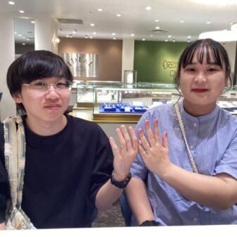 和歌山県海南市　gardenハンドメイドの結婚指輪をご成約いただきました