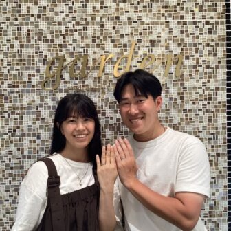 滋賀県大津市 ご紹介でご来店 フィッシャーの結婚指輪とアイデアルプリュフォールの婚約指輪をご成約