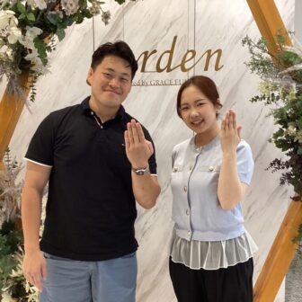 京都府宇治市よりご来店 鍛造ブランドのアイデアルプリュフォールの結婚指輪をご成約頂きました