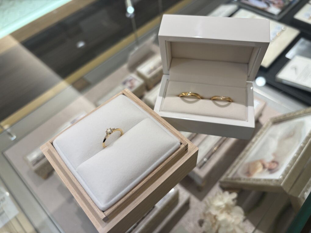 兵庫県姫路・たつのからご来店「Little garden/Plus fort」の婚約指輪/結婚指輪ご成約