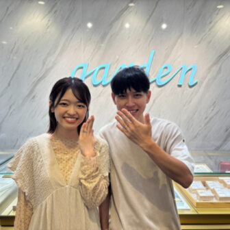 和歌山県西牟婁郡 IDEAL plus fortと美女と野獣のブライダルリングをご成約いただきました